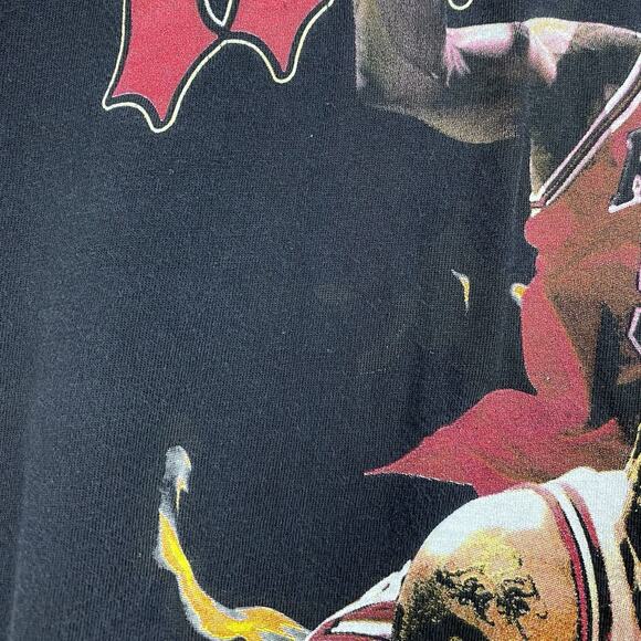 Dennis Rodman The Worm T-Shirt Chicago Bulls Retro Graphic USA Made XL - Picture 2 of 8